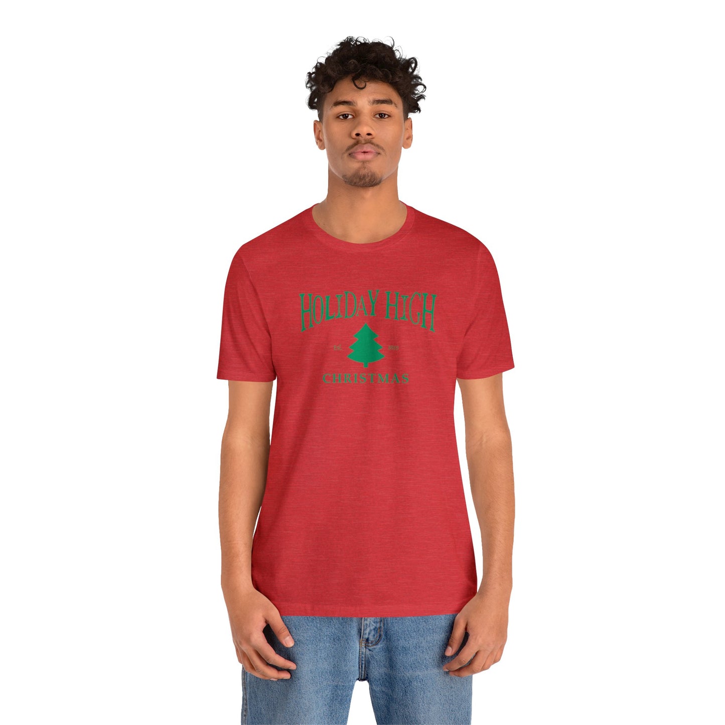 Holiday High Christmas, Jersey Short Sleeve Tee