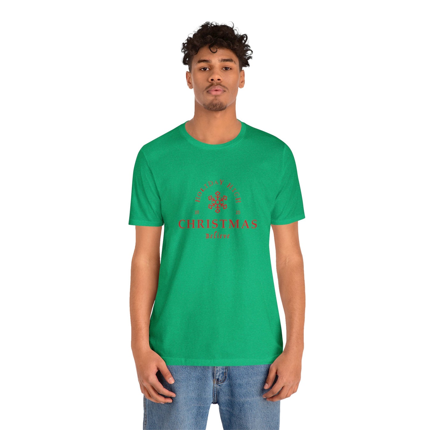 Holiday High Christmas, Jersey Short Sleeve Tee