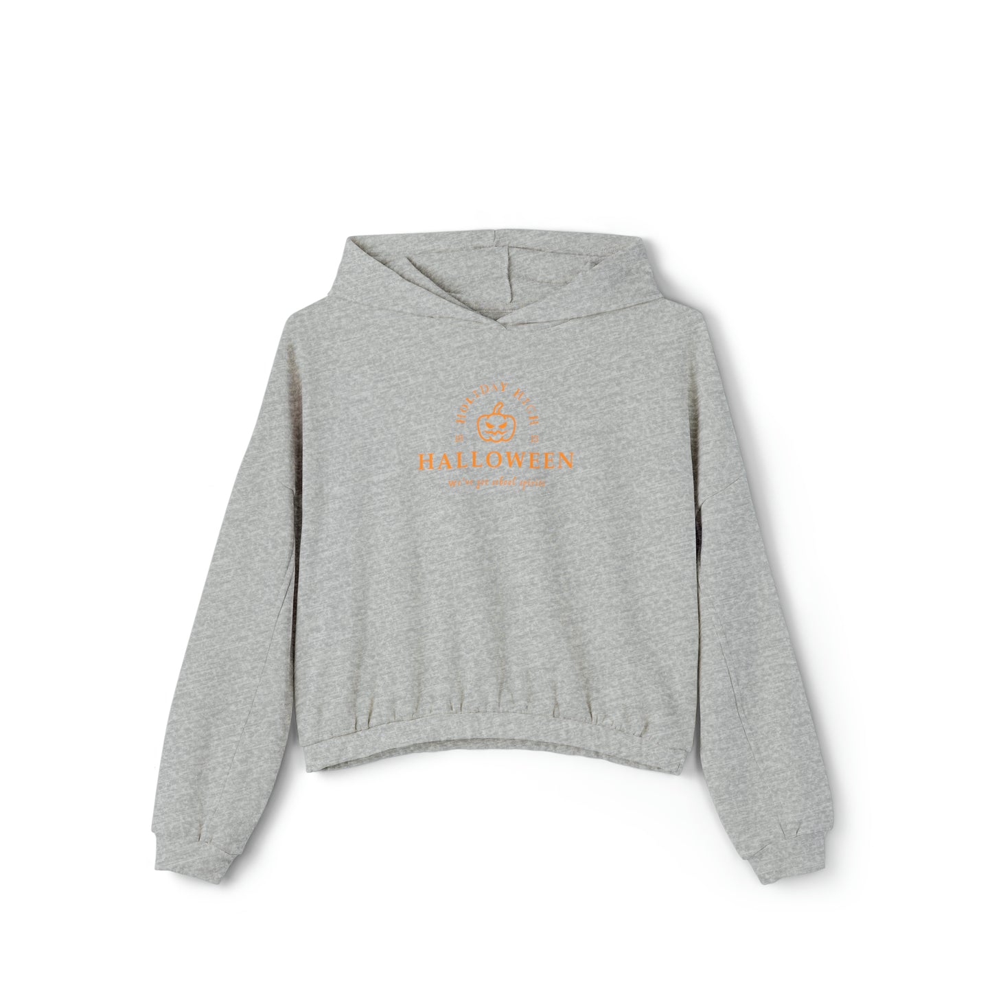 Holiday High Halloween, Women's Cinched Bottom Hoodie