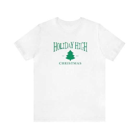 Holiday High Christmas, Jersey Short Sleeve Tee