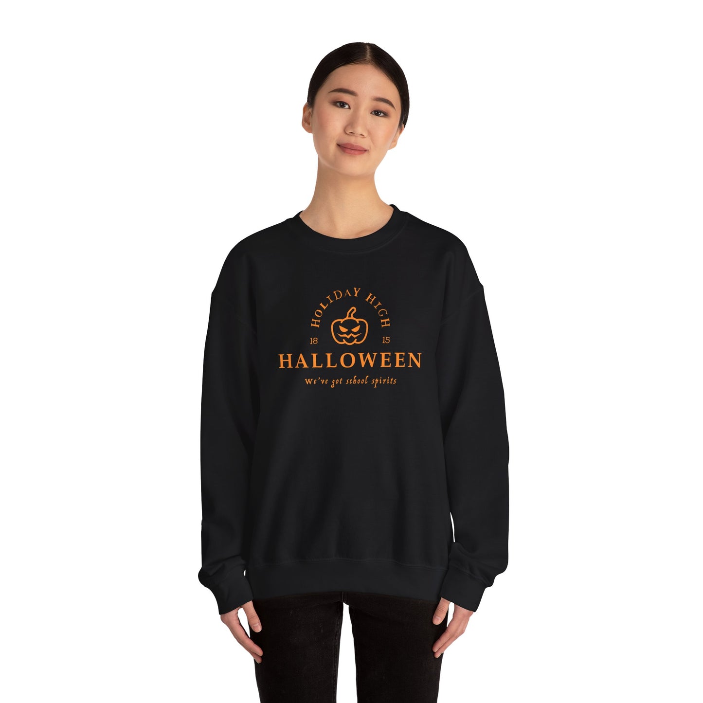 Holiday High Halloween Sweatshirt, School Spirits