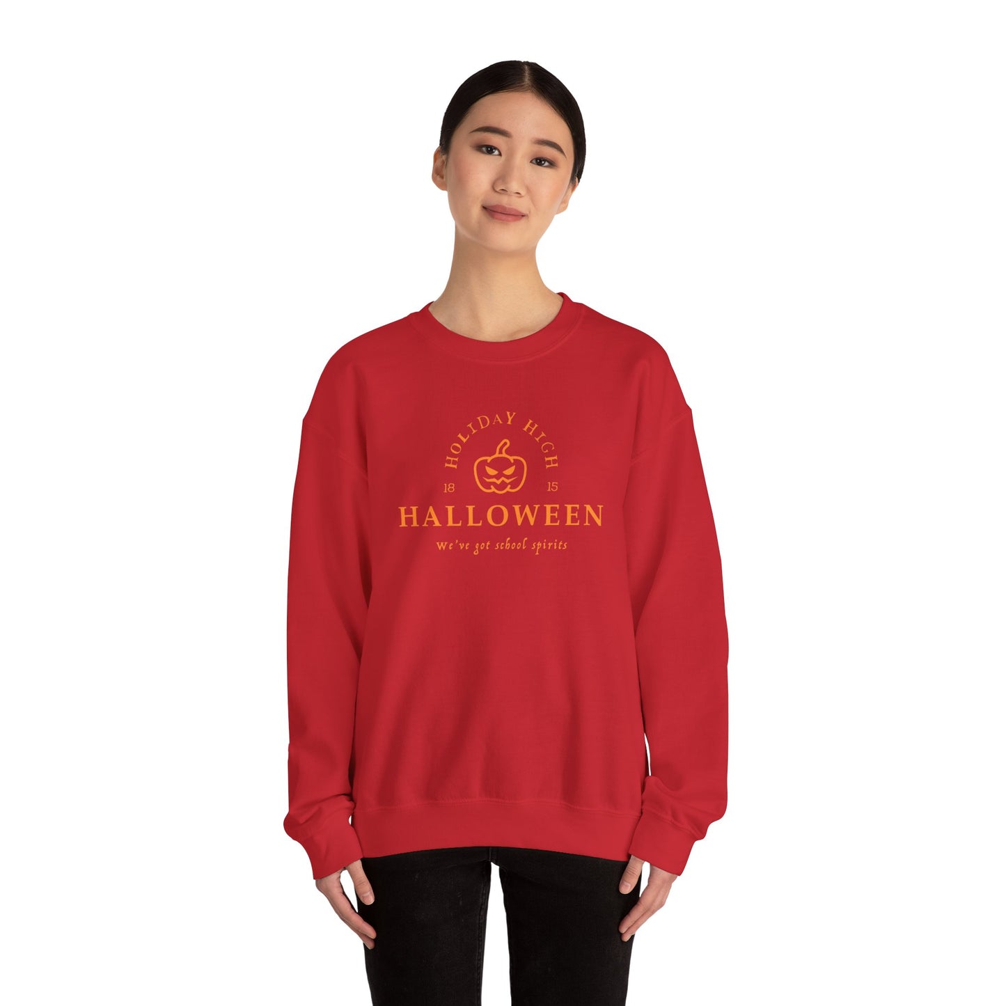 Holiday High Halloween Sweatshirt, School Spirits